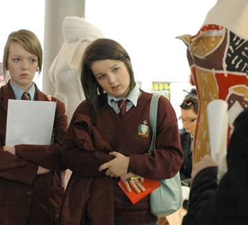 Primitive Streak - University of Ulster - Students attending an introductory talk Kamina Walton 